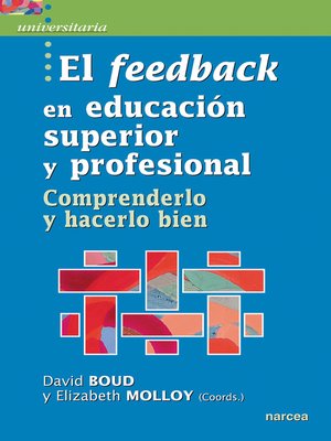 cover image of El feedback en Educación superior y profesional